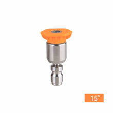 Load image into Gallery viewer, Car Washing Pressure Washer Nozzle Tips 360° Rotatable for 1/4 Quick Connect 4000PSI Multiple Degrees 0° 15° 25° 40° Spray Nozzles