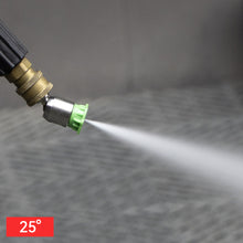 Load image into Gallery viewer, Car Washing Pressure Washer Nozzle Tips 360° Rotatable for 1/4 Quick Connect 4000PSI Multiple Degrees 0° 15° 25° 40° Spray Nozzles
