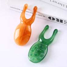Load image into Gallery viewer, Resin Nose Scraper Nose Beauty Tool for Facial Scraping Facial Beauty Tool for Acupoints Meridians Combs Face Massager