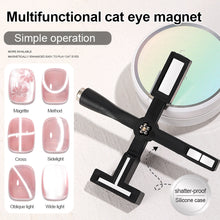Load image into Gallery viewer, 5 in 1 Multifunctional Cross Magnet Nail Art Strong Magnetic Cat Eye Magnet Magnet Cat Eye Magnet Cat's Eye Nail Art Tools