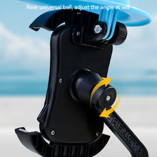 Load image into Gallery viewer, Motorcycle Navigation Holder Small Formal Hat Helmet Style Rider Electric Bicycle Mobile Phone Holder Waterproof Sunshade