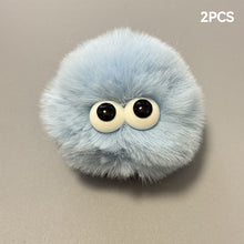 Load image into Gallery viewer, 2Pcs Car Motorcycle Helmet Decoration Soft Plush Ball with Big Eyes For Motocross Full Face Off Road Helmet Sticker