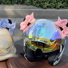 Load image into Gallery viewer, 2Pcs Motorcycle Helmet Decoration Butterfly Knot Ears For Riding Sking Helmet Sticker Accessories