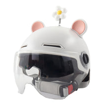 Load image into Gallery viewer, Universal Electric Motorcycle Helmet Vintage Open Face Helmet All Seasons Certified Safety Cap For Adult