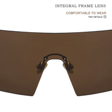 Load image into Gallery viewer, One-Piece Dazzling Sunglasses Great Encirclement Large Frame Outdoor Cycling Windproof Dust Prevention Sports Glasses