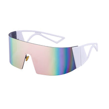 Load image into Gallery viewer, One-Piece Dazzling Sunglasses Great Encirclement Large Frame Outdoor Cycling Windproof Dust Prevention Sports Glasses
