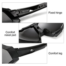 Load image into Gallery viewer, UV400 Dazzling HD Sunglasses Outdoors Riding Windproof Sand Prevention Large Frame Protective Glasses