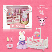 Load image into Gallery viewer, Little Rabbit Dresser Lovely Scene Play Toys Simulation Modelling Children Birthday Gift Indoor Parent-Child Interaction