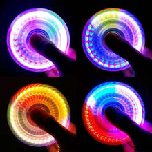Load image into Gallery viewer, Crystal Luminous LED light Fidget Spinner Hand Top Spinners Glow in Dark EDC Stress Relief Toys Kids Adult Anti Stress Fidget Toys