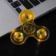 Load image into Gallery viewer, Crystal Luminous LED light Fidget Spinner Hand Top Spinners Glow in Dark EDC Stress Relief Toys Kids Adult Anti Stress Fidget Toys