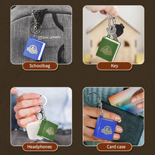 Load image into Gallery viewer, Funny 3D Folding Book Keyring Birthday Gift Fold Book Keychain 3D Popup Dinosaur Castle Christmas Surprise Anxiety Stress Children Kids Toy