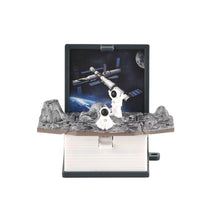 Load image into Gallery viewer, Funny 3D Folding Book Keyring Birthday Gift Fold Book Keychain 3D Popup Dinosaur Castle Christmas Surprise Anxiety Stress Children Kids Toy