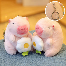 Load image into Gallery viewer, 14cm Cute Capybara Plush Keyring Pendant Soft Stuffed Plush Keychain Toy Backpack Pendant Birthday Gifts For Children