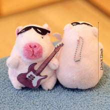 Load image into Gallery viewer, 14cm Cute Capybara Plush Keyring Pendant Soft Stuffed Plush Keychain Toy Backpack Pendant Birthday Gifts For Children