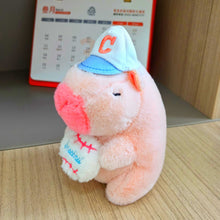 Load image into Gallery viewer, 14cm Cute Capybara Plush Keyring Pendant Soft Stuffed Plush Keychain Toy Backpack Pendant Birthday Gifts For Children