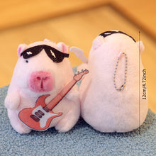 Load image into Gallery viewer, 14cm Cute Capybara Plush Keyring Pendant Soft Stuffed Plush Keychain Toy Backpack Pendant Birthday Gifts For Children