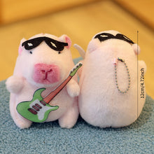 Load image into Gallery viewer, 14cm Cute Capybara Plush Keyring Pendant Soft Stuffed Plush Keychain Toy Backpack Pendant Birthday Gifts For Children