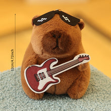 Load image into Gallery viewer, 14cm Cute Capybara Plush Keyring Pendant Soft Stuffed Plush Keychain Toy Backpack Pendant Birthday Gifts For Children