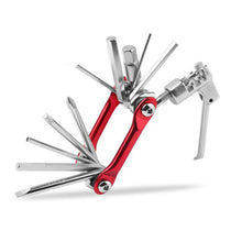 Load image into Gallery viewer, 11 in 1 Bicycle Repair Tool Kit Mountain Bike Wrench Screwdriver Chain Hex Spoke Multifunction Bicycle Repair Set Cycling Tool