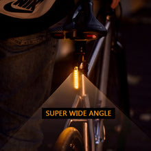Load image into Gallery viewer, LED Bike Rear Light Waterproof Rechargeable 300mah Bicycle Tail Light Photon Drop Warning Lamp Mountain Bike Riding Cycling Light
