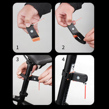 Load image into Gallery viewer, LED Bike Rear Light Waterproof Rechargeable 300mah Bicycle Tail Light Photon Drop Warning Lamp Mountain Bike Riding Cycling Light