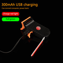 Load image into Gallery viewer, LED Bike Rear Light Waterproof Rechargeable 300mah Bicycle Tail Light Photon Drop Warning Lamp Mountain Bike Riding Cycling Light