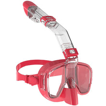 Load image into Gallery viewer, Diving Masks Foldable Anti-Fog Snorkel Mask Set with Full Dry Top System for Free Swim Professional Snorkeling Gear Adults Kids