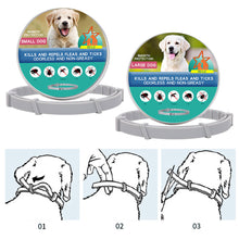 Load image into Gallery viewer, Retractable Pet Dog Antiparasitic Collar Dog Anti Flea Tick Collar For Small Large Dog Cat Lice Collars Deworming Collars Supplies