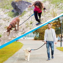 Load image into Gallery viewer, Retractable Hands Free Dog Leash For Running Double Handles Elastic Cord Reflective Large Dog Leash Pet Supplies