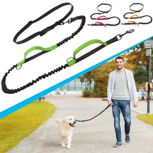 Load image into Gallery viewer, Retractable Hands Free Dog Leash For Running Double Handles Elastic Cord Reflective Large Dog Leash Pet Supplies
