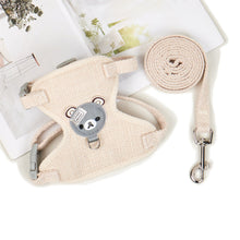 Load image into Gallery viewer, Small Pet Harness Leash Set Adjustable Puppy Cat Rabbit Guinea Pig Vest Leash Outdoor Dog Cat Collar Pet Supplies
