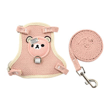 Load image into Gallery viewer, Small Pet Harness Leash Set Adjustable Puppy Cat Rabbit Guinea Pig Vest Leash Outdoor Dog Cat Collar Pet Supplies
