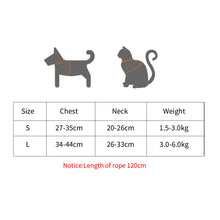 Load image into Gallery viewer, Small Pet Harness Leash Set Adjustable Puppy Cat Rabbit Guinea Pig Vest Leash Outdoor Dog Cat Collar Pet Supplies