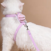 Load image into Gallery viewer, Cute Cat Harness Vest Lead Leash Adjustable Pets Collar Traction Belt Rope Pet Walking Rope Leash For Cat Small Dog