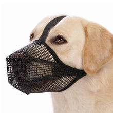 Load image into Gallery viewer, Anti Barking Dog Muzzle For Small Large Dogs Adjustable Mesh Breathable Pet Mouth Muzzles Nylon Straps Dog Accessories