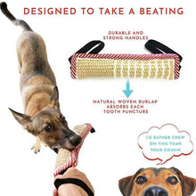 Load image into Gallery viewer, Pet Jute Chew Sticks Dog Bite Stick Pillow Puppy Toy with Rope Handles Dog Training Interactive Play Chewing Toys
