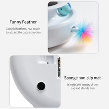 Load image into Gallery viewer, Interactive 2-in-1 Cat Toy Feather Stick Fun Ball Toy Set For Cat Dog Indoor Cat Teaser Cats Pet Turntable Catching Training Toy