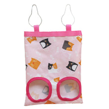 Load image into Gallery viewer, Hay Bag Hanging Pouch Feeder Holder Feeding Dispenser Container for Rabbit Guinea Pig Small Animals Pet Bunny Cage Accessories