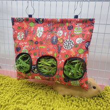 Load image into Gallery viewer, Hay Bag Hanging Pouch Feeder Holder Feeding Dispenser Container for Rabbit Guinea Pig Small Animals Pet Bunny Cage Accessories
