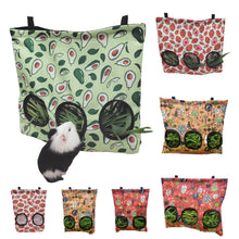 Load image into Gallery viewer, Hay Bag Hanging Pouch Feeder Holder Feeding Dispenser Container for Rabbit Guinea Pig Small Animals Pet Bunny Cage Accessories