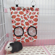 Load image into Gallery viewer, Hay Bag Hanging Pouch Feeder Holder Feeding Dispenser Container for Rabbit Guinea Pig Small Animals Pet Bunny Cage Accessories