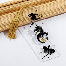 Load image into Gallery viewer, Anime Black Dragon Bookmarks Collection Gift for Book Lovers Acrylic Book Mark for Men Women Teacher Friend Kid Marker Reading