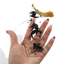 Load image into Gallery viewer, Anime Black Dragon Bookmarks Collection Gift for Book Lovers Acrylic Book Mark for Men Women Teacher Friend Kid Marker Reading