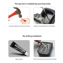Load image into Gallery viewer, Password Lock Box Anti-theft Home Cat Eye Storage Management Decoration Password Secure Durable Wall Mounted Password Key Box
