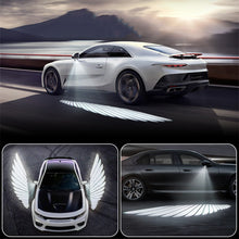 Load image into Gallery viewer, 2Pcs Car Rearview Mirror Welcome Angel Wings Light Dynamic Carpet Light Ambient Light Decorative Atmosphere Light