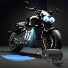 Load image into Gallery viewer, Pair Motorcycle LED Welcome Light Angel Wings Style Projection Lights For Motorcycle Modified Decorative Lamps Wing Lights