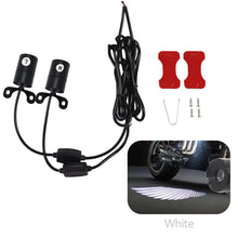 Load image into Gallery viewer, Pair Motorcycle LED Welcome Light Angel Wings Style Projection Lights For Motorcycle Modified Decorative Lamps Wing Lights
