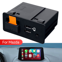 Load image into Gallery viewer, Car CarPlay Android Auto USB HUB Adapter Fit for Mazda 2 3 6 CX3 CX5 CX9 MX5 miata 2016-2019 TK78669U0C Mazda Retrofit Kit