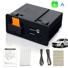 Load image into Gallery viewer, Car CarPlay Android Auto USB HUB Adapter Fit for Mazda 2 3 6 CX3 CX5 CX9 MX5 miata 2016-2019 TK78669U0C Mazda Retrofit Kit