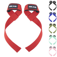 Load image into Gallery viewer, 1 Pair 3.8*60CM Strength Training Professional Hard Pull Grip Strap Fitness Weight Lifting Pressure Non-Slip Power Strap Winding Wrist Strap